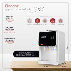 WINLIFE WINLIFE Heisswasserspender Kaltwasserpender Getrankespender fur heisse kalte Getranke 5 bis 20L, Elektrischer Mini Warmwasserspender  WINLIFE диспенсер для горячей воды, диспенсер для холодной воды, диспенсер для горячих холодных напитков от 5 до 