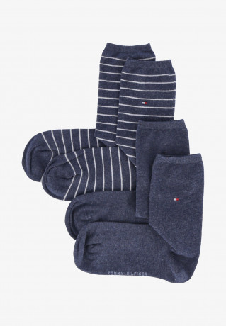 Tommy Hilfiger WOMEN SOCK SMALL STRIPE 2 PACK Socks blau ЖЕНСКИЕ НОСКИ С МАЛЕНЬКИМИ ПОЛОСКАМИ, 2 УПАКОВКИ Носки синий