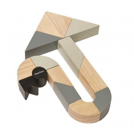 PLANTOYS Construction+Creativity Drehbare Holzklotze Bausteine Строительство+Творчество Вращающиеся деревянные блоки строительные блоки