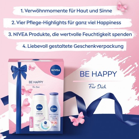 Nivea Be Happy Geschenkset  Подарочный набор Будь счастлив