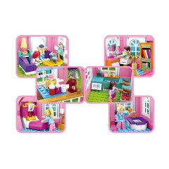 Sluban Klemmbausteine Luxusvilla (896 Teile) Роскошная вилла (896 шт.)