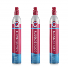 SodaStream SodaStream SodaStream Quick Connect CO-Reservezylinder fur Wassersprudler pink 3stk, Баллон CO2, выход 60 литров, 3 шт
