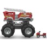 Mattel Mega Construx Hot Wheels Feuerwehr-Auto Monster Truck mit 2 Figuren Mega Construx Hot Wheels Fire Engine Monster Truck с 2 фигурками