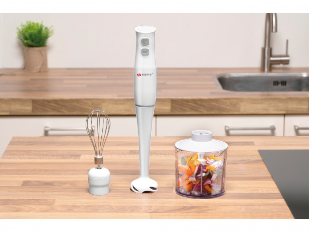 Alpina Alpina Handmixer ALPINA Stabmixer, 400 W, Set, 500 ml  Ручной миксер Alpina Ручной блендер ALPINA, 400 Вт, набор, 500 мл
