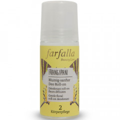 Farfalla Frangipani Blumig-sanfter Deo Roll-On 50ml  Frangipani Цветочно-мягкий шариковый дезодорант 50мл