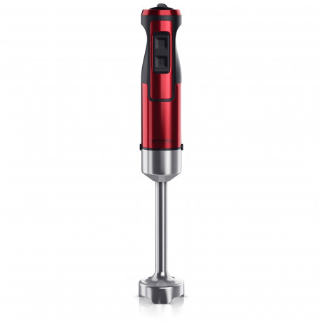 Arendo Arendo Stabmixer, 1000 W, Edelstahl Purierstab in rot Handmixer mit stufenloser Regelung  Ручной блендер Arendo, 1000 Вт, очищающий стержень из нержавеющей стали красного цвета ручной миксер с бесступенчатым управлением