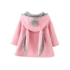 frler frler Hasenohren Mantel fur Baby Madchen Mantel fur Madchen frler кроличьи ушки Пальто для девочки Пальто для девочки