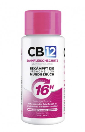 CB12 Mundspülung Zahnfleischschutz ополаскиватель для полости рта защита десен (Германия), 200 мл: от неприятного запаха до 16 часов, Cool Mint
