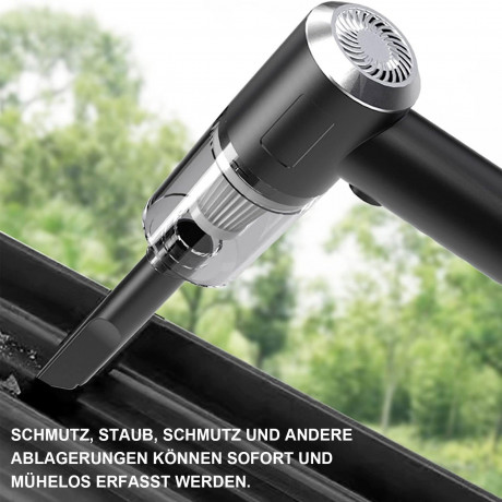 TOPMELON TOPMELON Akku-Handstaubsauger Auto-Staubsauger 9980 PA mit 3 Reinigungsburste, 120,00 W, beutellos Беспроводной ручной пылесос TOPMELON автомобильный пылесос 9980 PA с 3 чистящими щетками, 120,00 Вт, без мешка