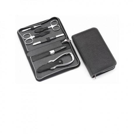 Hans Kniebes Manicure-Etui, geschrumpftes Vollrindleder, 168 x 102 mm Маникюрный футляр, укороченная натуральная кожа, 168 x 102 мм.