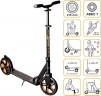 Muuwmi Muuwmi Aluminium Scooter Pro 215 mm Orange Muuwmi Алюминиевый самокат Pro 215мм Оранжевый