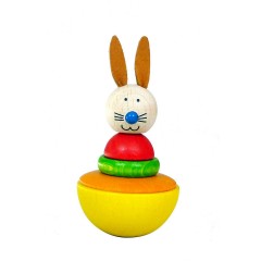 HESS Holzspielzeug Stehaufmannchen Hase Деревянная игрушка стоячий кролик