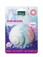 Kneipp Kinder Badezusatz Zaubermuschel Farbsprudelbad, 85 g, Kneipp детская цветная шипучая бомбочка для ванны Zaubermuschel с маслами виноградных косточек и авокадо, 85 г