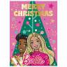 Barbie Adventskalender, Barbie шоколадный адвент-календарь 2026 «Barbie» с 24 фигурками из молочного шоколада, 75 г