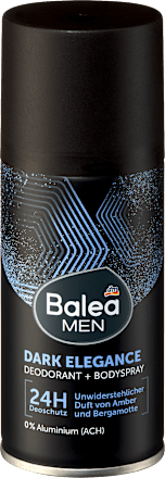 Balea MEN Deospray Dark Elegance, 150 ml, Дезодорант Dark Elegance с ароматом амбры и бергамота, 150 мл