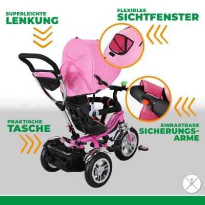 Miweba Kinderwagen Buggy Dreirad KS07 Schieber Трехколесная коляска KS07 слайдер