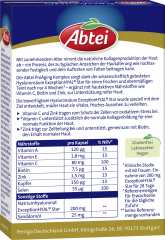 Abtei ProAging Komplex Hyaluron 200mg + Vitamin C + Zink 30 Kapseln (16,3 g), Abtei Капсулы с гиалуроновой кислотой 200 мг, витамином C и цинком для свежего и ровного тона кожи, 30 капсул (16,3 г)