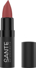SANTE Matt Lipstick 04 Sheer Rosewood, 4.5 g, Санте Матовая губная помада Matt Lipstick, оттенок 04 Sheer Rosewood, розовое дерево, 4,5 г