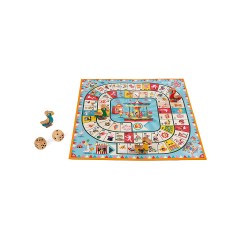 Janod J02743 Karussell-Gansespiel J02743 Игра «Карусельный гусь»