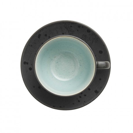 Bitz Bitz Gastro black / dark Tasse 0,22 L mit Untertasse 10 cm Set 4-tlg. Чашка Bitz Gastro черная/темная 0,22 л с блюдцем 10 см, набор из 4 шт.