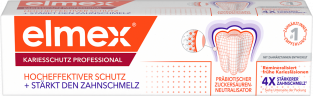 elmex Zahnpasta Kariesschutz Professional, 75 ml, Зубная паста Kariesschutz Professional с нейтрализатором сахарных кислот для защиты от кариеса, 75 мл
