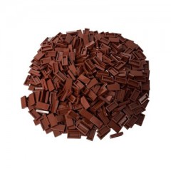 LEGO LEGO 1x2 Fliesen Rotbraun - 250 Stuck - Reddish brown tile 3069b LEGO 1x2 Плитки красновато-коричневого цвета — 250 штук — Красновато-коричневая плитка 3069b