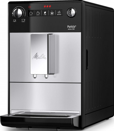 Melitta Melitta Kaffeevollautomat Purista F 230-101 Kaffeevollautomat mit flusterleisem Kegelmahlwerk, Kaffeeautomat Cafemaschine Kaffeemaschine mi Mahlwerk Vollautomat Cafe Schwarz1 Полностью автоматическая кофемашина Melitta Purista F 230-101 полностью