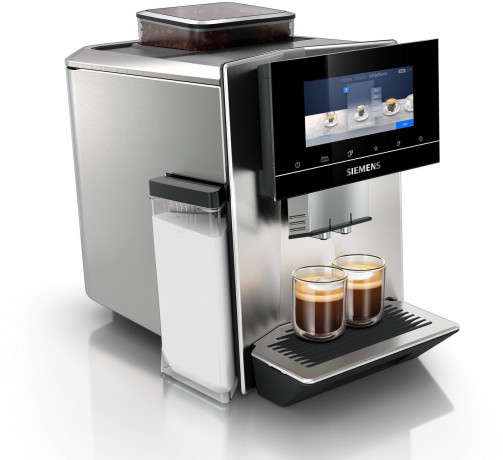 SIEMENS SIEMENS Kaffeevollautomat EQ900 TQ903D43, Home Connect App, baristaMode, superSilent, 6,8” Full-Touch-Display Полностью автоматическая кофемашина SIEMENS EQ900 TQ903D43, приложение Home Connect, режим baristaMode, супертихая работа, полностью сен