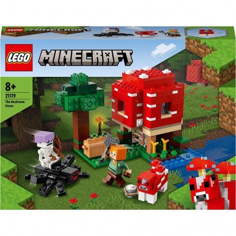 LEGO Minecraft 21179 Das Pilzhaus ЛЕГО Грибной дом