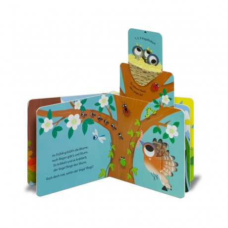 Sauerlander Verlag Mein Schieb Guck-mal-Buch: Wer krabbelt auf der Wiese? Моя скользящая книжечка: Кто ползает по лугу?