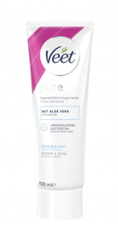 Veet PURE Haarentfernungscreme Sensible Haut Крем для удаления волос PURE для чувствительной кожи 100мл