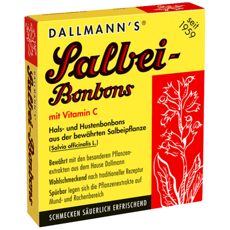 Dallmann's  Леденцы с шалфеем и витамином C, 20 шт.