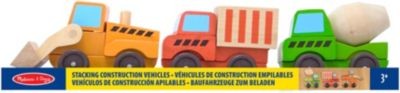 Melissa Doug Baustellenfahrzeuge aus Holz Строительные машины из дерева