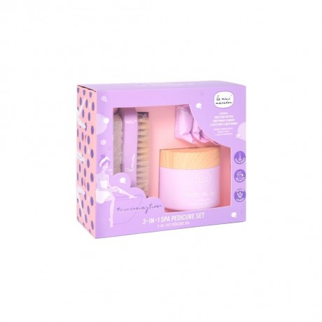 Le Mini Macaron Cocooning Time 3-in-1 Spa Pedicure Set Cocooning Time Набор для спа-педикюра 3-в-1