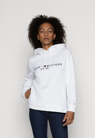 Tommy Hilfiger HILFIGER HOODIE  Sweatshirt white HILFIGER HOODIE толстовка белый