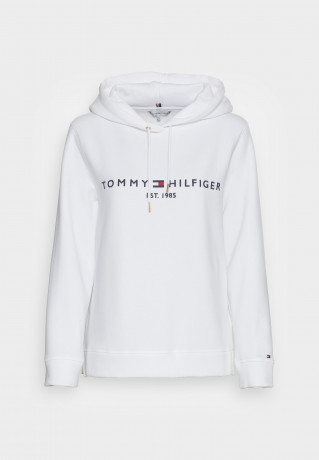 Tommy Hilfiger HILFIGER HOODIE  Sweatshirt white HILFIGER HOODIE толстовка белый