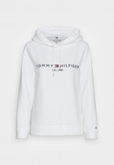 Tommy Hilfiger HILFIGER HOODIE  Sweatshirt white HILFIGER HOODIE толстовка белый