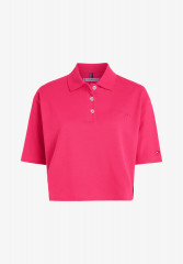 Tommy Hilfiger MODERN RELAXED HALF SLEEVE Polo shirt bright cerise pink MODERN RELAXED HALF SLEEVE Рубашка поло ярко-вишнево-розовый