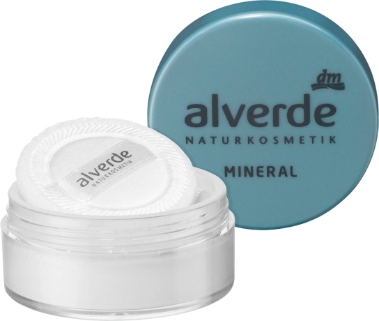 alverde NATURKOSMETIK Gesichtspuder Transparentpuder Прозрачная матирующая пудра