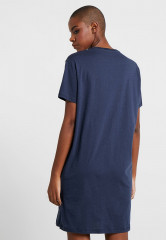 Tommy Hilfiger DRESS HALF SLEEVE Nightie navy blazer ПЛАТЬЕ С ПОЛОВИНОЙ РУКАВА Ночная рубашка темно-синий блейзер