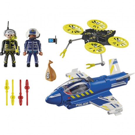 PLAYMOBIL PLAYMOBIL 70780 Polizei-Jet: Drohnen-Verfolgung PLAYMOBIL 70780 Полицейский самолет: погоня за дроном