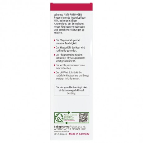 sebamed Anti Rotungen Regenerierende Intensivpflege  Регенерирующий интенсивный уход против покраснений