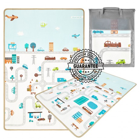 mamabrum Krabbelmatte 120 x 180 x 0.5 cm Wasserdicht Rutschfest Babymatte faltbarer Коврик для ползания 120 x 180 x 0,5 см водонепроницаемый нескользящий детский коврик складной