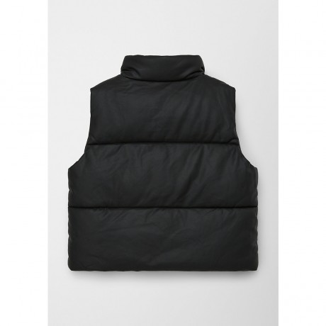 s.Oliver Steppweste aus Lederimitat Outdoorwesten fur Madchen Стеганый жилет из искусственной кожи Уличные жилетки для девочек