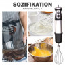 Yaviel Yaviel Stabmixer Purierstab Set Elektrische Kabellos 5 in 1 Mixstab Hand Blender Mixer, Edelstahl 1000w Handmixer Zauberstab mit 12 Geschwindigkeitsstufen  Ручной блендер Yaviel Purier Stick Set Электрический беспроводной 5 в 1 Ручной блендер-миксе