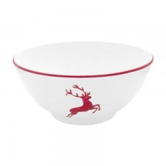 Gmundner Keramik Gmundner Keramik Rubinroter Hirsch Schussel d: 27 cm / 2,5 L Керамическая чаша Gmundner Ruby Red Deer D: 27 см / 2,5 л