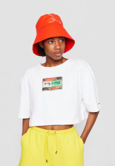 Tommy Hilfiger ANDY WARHOL BUCKET HAT Hat deep orange/vivid yellow ШЛЯПА ANDY WARHOL BUCKET HAT Шляпа темно-оранжевый/ярко-желтый