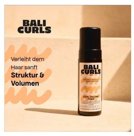 Bali Curls Curl Volume Foam 150ml, Мусс для кудрявых волос , объём и фиксация, лёгкий стайлинг для кудрей и волн, 150 мл