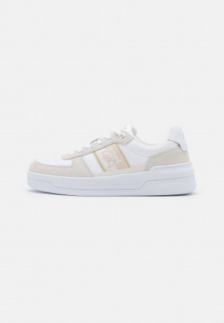 Tommy Hilfiger BASKET WITH WEBBING Trainers white КОРЗИНА С ЛЕНТОЙ Кроссовки белый