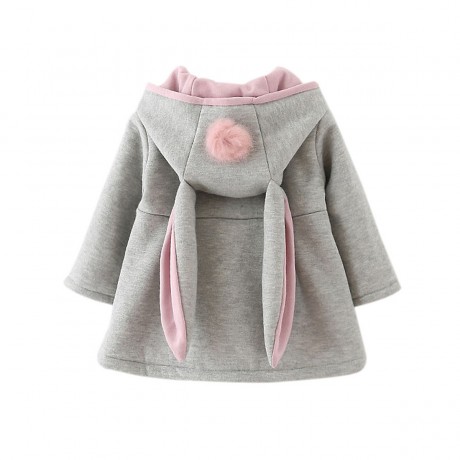 frler frler Hasenohren Mantel fur Baby Madchen Mantel fur Madchen frler кроличьи ушки Пальто для девочки Пальто для девочки